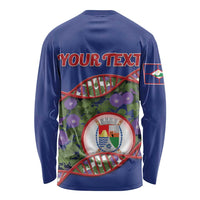 Personalized Sint Eustatius Is In My DNA Long Sleeve Shirt - Wonder Print Shop