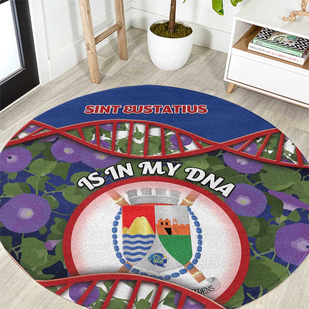 Sint Eustatius Is In My DNA Round Carpet - Wonder Print Shop