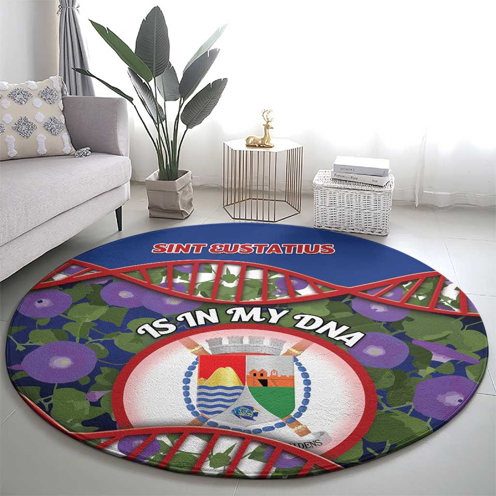 Sint Eustatius Is In My DNA Round Carpet - Wonder Print Shop