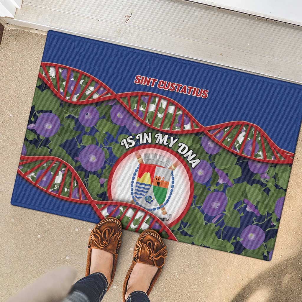 Sint Eustatius Is In My DNA Rubber Doormat - Wonder Print Shop