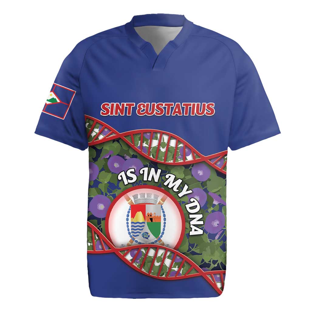 Personalized Sint Eustatius Is In My DNA Rugby Jersey - Wonder Print Shop