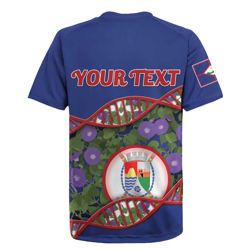 Personalized Sint Eustatius Is In My DNA Rugby Jersey - Wonder Print Shop