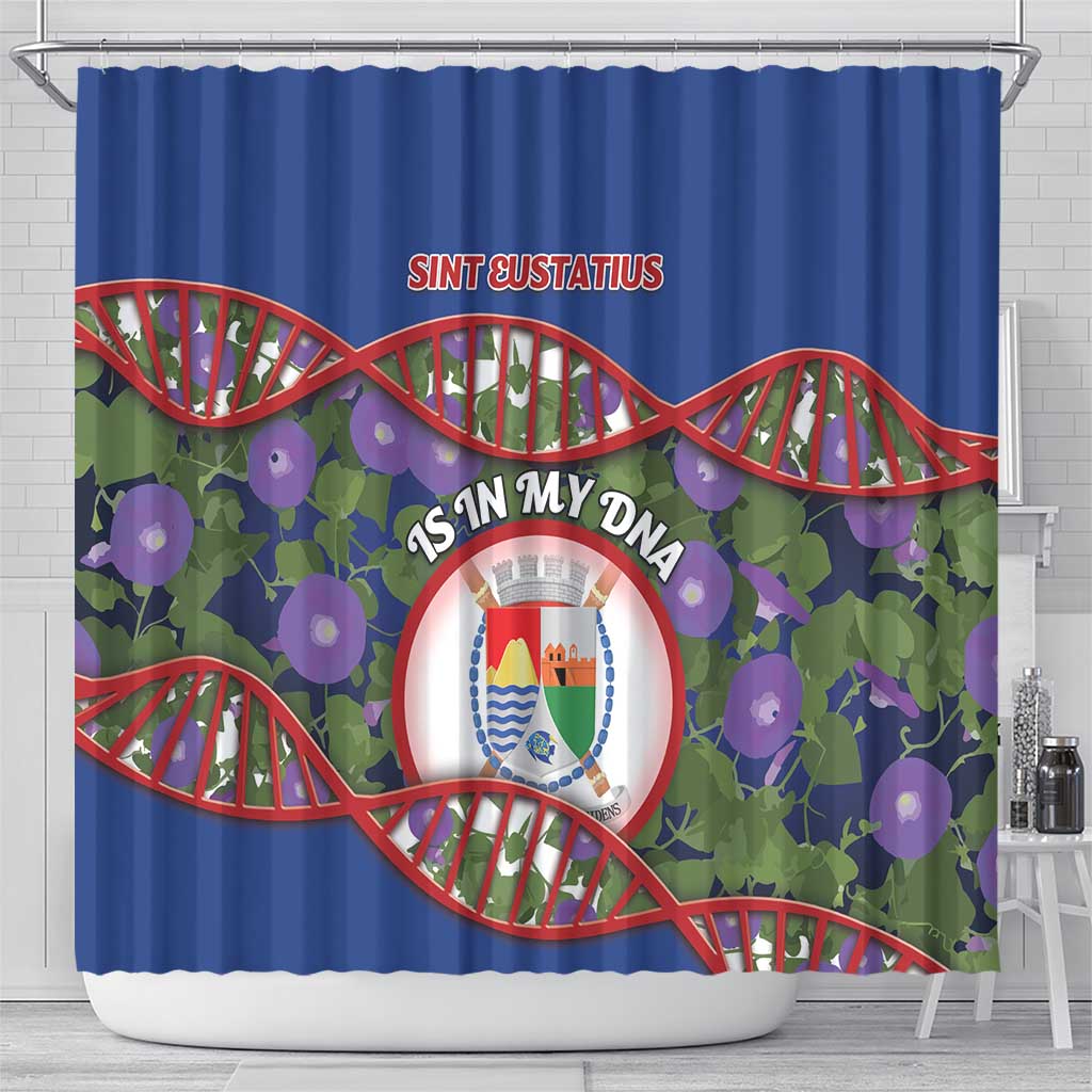 Sint Eustatius Is In My DNA Shower Curtain - Wonder Print Shop