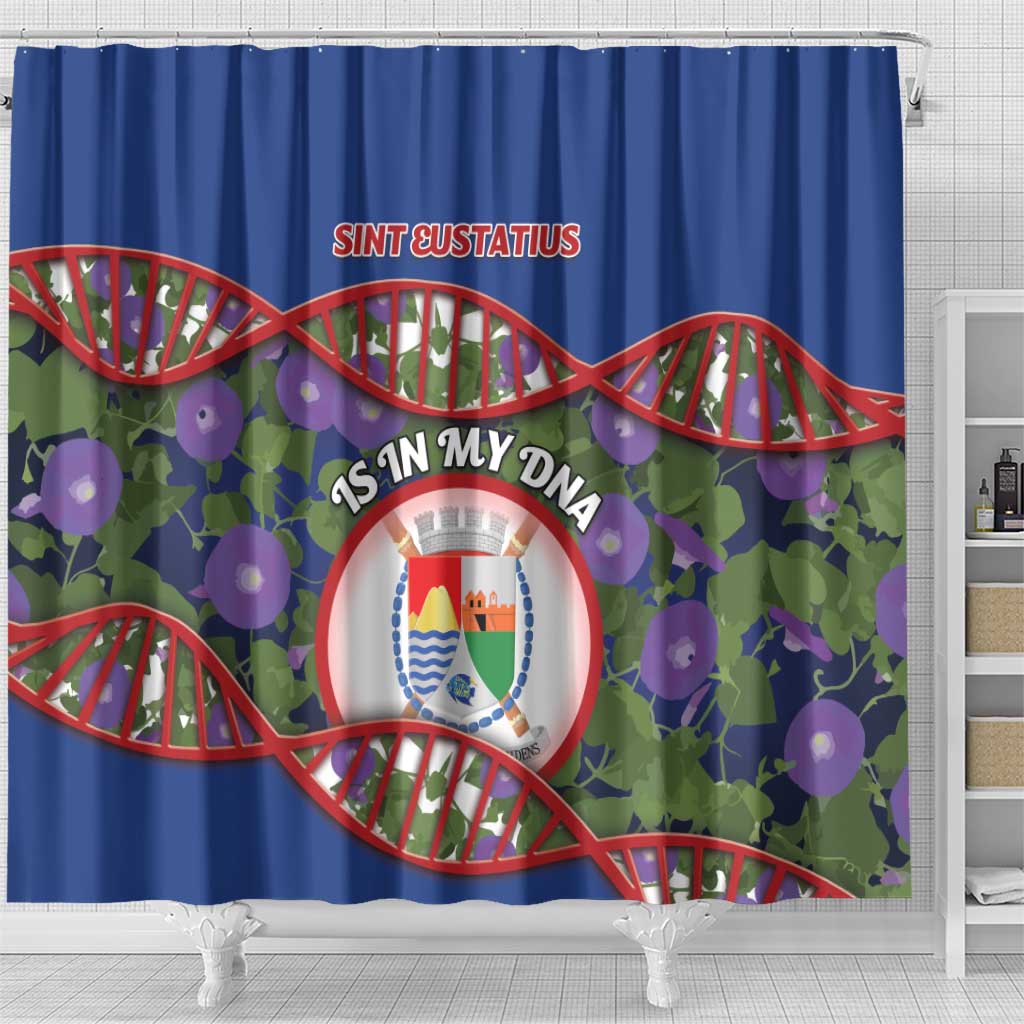 Sint Eustatius Is In My DNA Shower Curtain - Wonder Print Shop