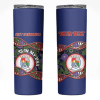 Personalized Sint Eustatius Is In My DNA Skinny Tumbler - Wonder Print Shop