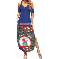 Personalized Sint Eustatius Is In My DNA Summer Maxi Dress - Wonder Print Shop