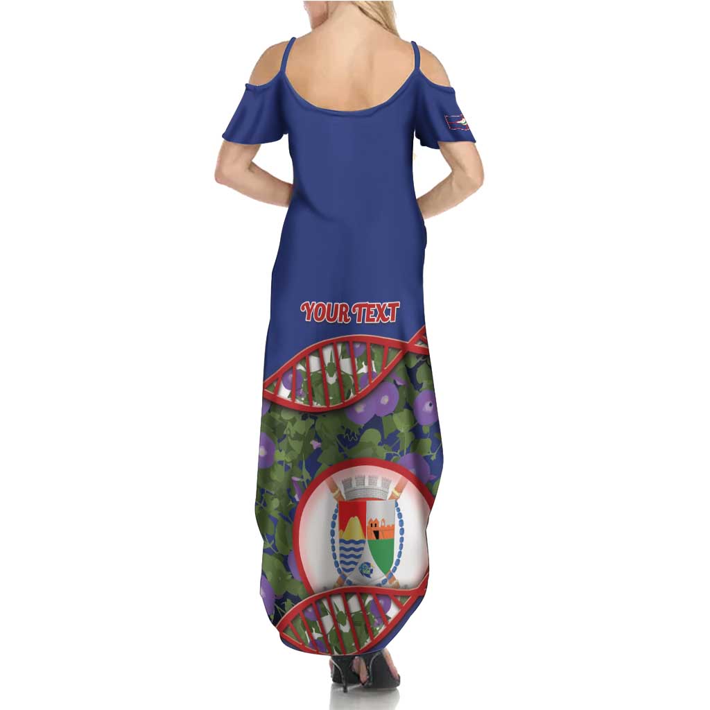 Personalized Sint Eustatius Is In My DNA Summer Maxi Dress - Wonder Print Shop