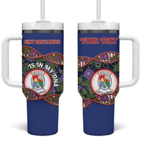 Personalized Sint Eustatius Is In My DNA Tumbler With Handle - Wonder Print Shop