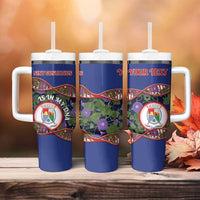 Personalized Sint Eustatius Is In My DNA Tumbler With Handle - Wonder Print Shop