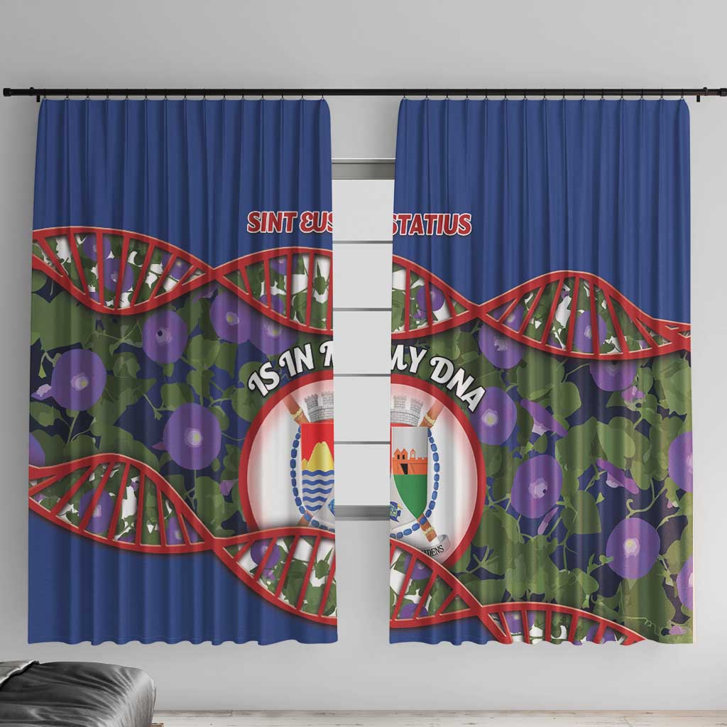Sint Eustatius Is In My DNA Window Curtain - Wonder Print Shop