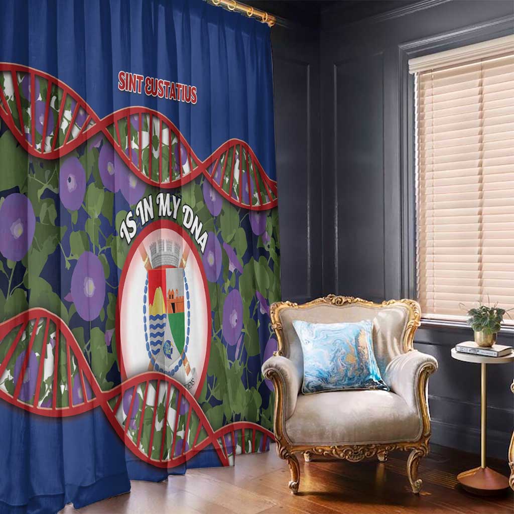 Sint Eustatius Is In My DNA Window Curtain - Wonder Print Shop