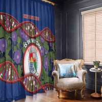 Sint Eustatius Is In My DNA Window Curtain - Wonder Print Shop