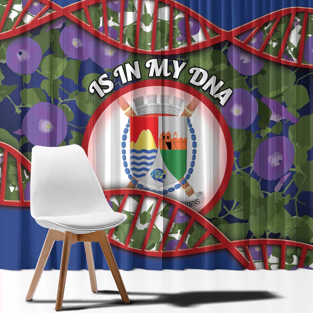 Sint Eustatius Is In My DNA Window Curtain - Wonder Print Shop