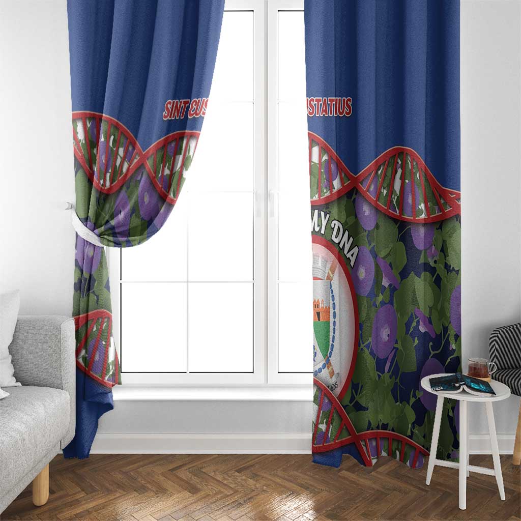 Sint Eustatius Is In My DNA Window Curtain - Wonder Print Shop