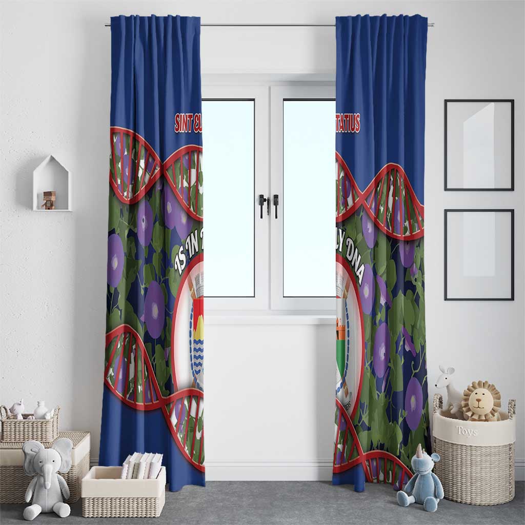 Sint Eustatius Is In My DNA Window Curtain - Wonder Print Shop