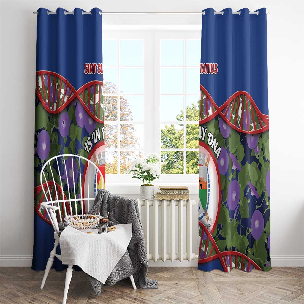 Sint Eustatius Is In My DNA Window Curtain - Wonder Print Shop