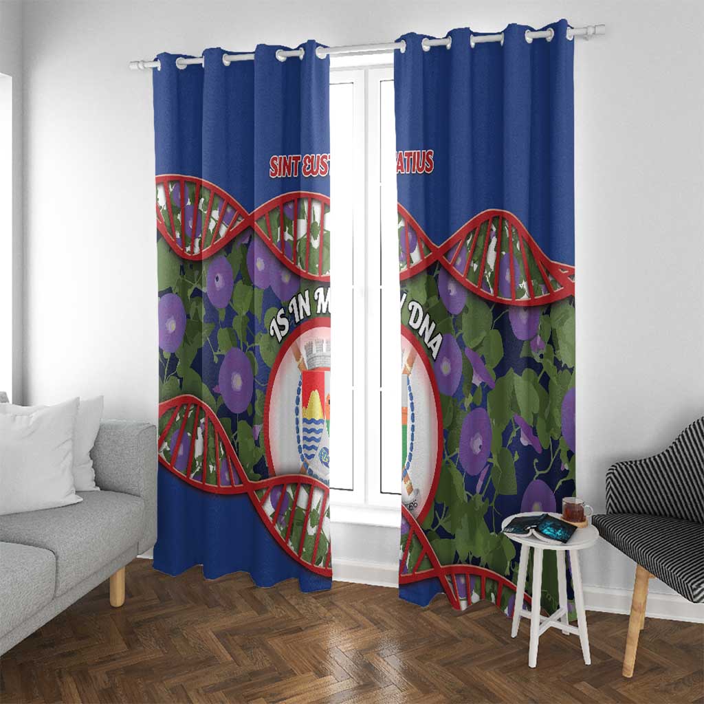 Sint Eustatius Is In My DNA Window Curtain - Wonder Print Shop