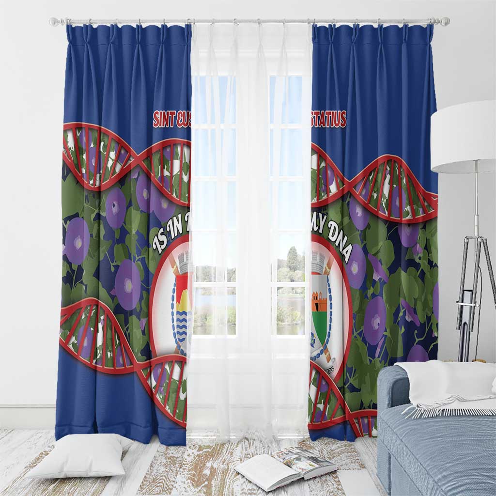 Sint Eustatius Is In My DNA Window Curtain - Wonder Print Shop