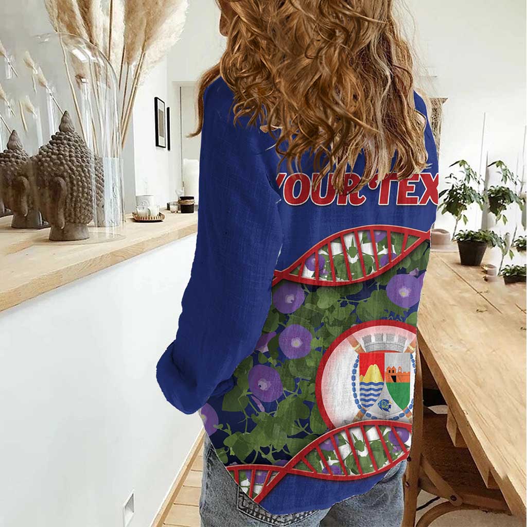 Personalized Sint Eustatius Is In My DNA Women Casual Shirt - Wonder Print Shop