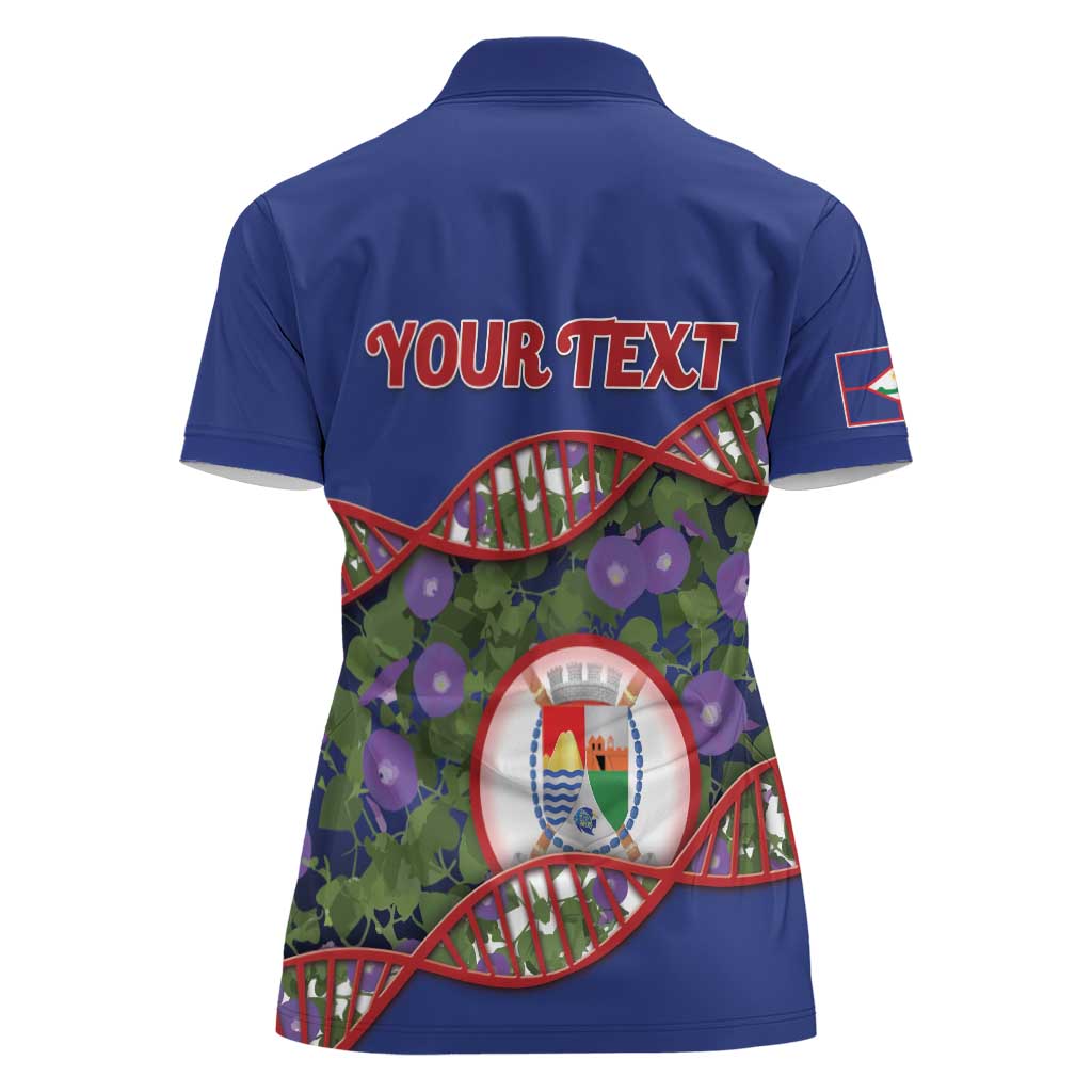Personalized Sint Eustatius Is In My DNA Women Polo Shirt - Wonder Print Shop
