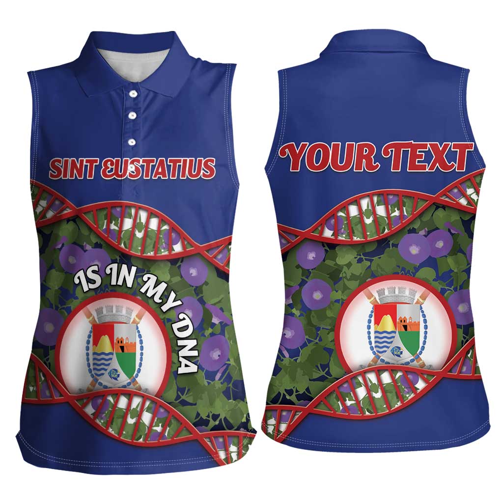 Personalized Sint Eustatius Is In My DNA Women Sleeveless Polo Shirt - Wonder Print Shop