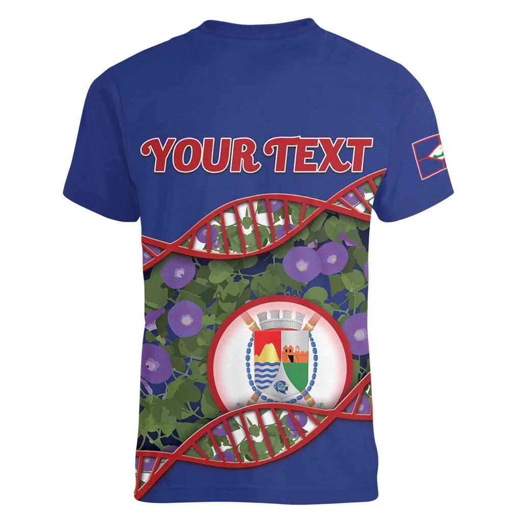 Personalized Sint Eustatius Is In My DNA Women V-Neck T-Shirt - Wonder Print Shop