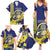 Personalized United States Virgin Islands Family Matching Summer Maxi Dress and Hawaiian Shirt Bananaquit Bird With Yellow Sage Flowers - Wonder Print Shop