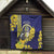 United States Virgin Islands Quilt Bananaquit Bird With Yellow Sage Flowers - Wonder Print Shop