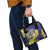 United States Virgin Islands Shoulder Handbag Bananaquit Bird With Yellow Sage Flowers - Wonder Print Shop