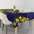 United States Virgin Islands Tablecloth Bananaquit Bird With Yellow Sage Flowers - Wonder Print Shop