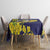 United States Virgin Islands Tablecloth Bananaquit Bird With Yellow Sage Flowers - Wonder Print Shop