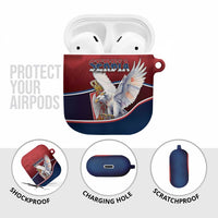 Serbia AirPods Case White Double Headed Eagle With Coat Of Arms - Wonder Print Shop