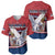 Personalized Serbia Baseball Jersey White Double Headed Eagle With Coat Of Arms - Wonder Print Shop