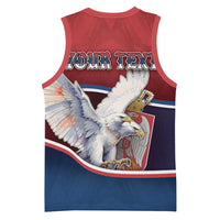 Personalized Serbia Basketball Jersey White Double Headed Eagle With Coat Of Arms - Wonder Print Shop