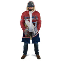 Personalized Serbia Cloak White Double Headed Eagle With Coat Of Arms - Wonder Print Shop