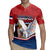 Personalized Serbia Rugby Jersey White Double Headed Eagle With Coat Of Arms - Wonder Print Shop