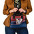 Serbia Shoulder Handbag White Double Headed Eagle With Coat Of Arms - Wonder Print Shop