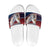 Serbia Slide Sandals White Double Headed Eagle With Coat Of Arms - Wonder Print Shop