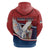 Personalized Serbia Zip Hoodie White Double Headed Eagle With Coat Of Arms - Wonder Print Shop
