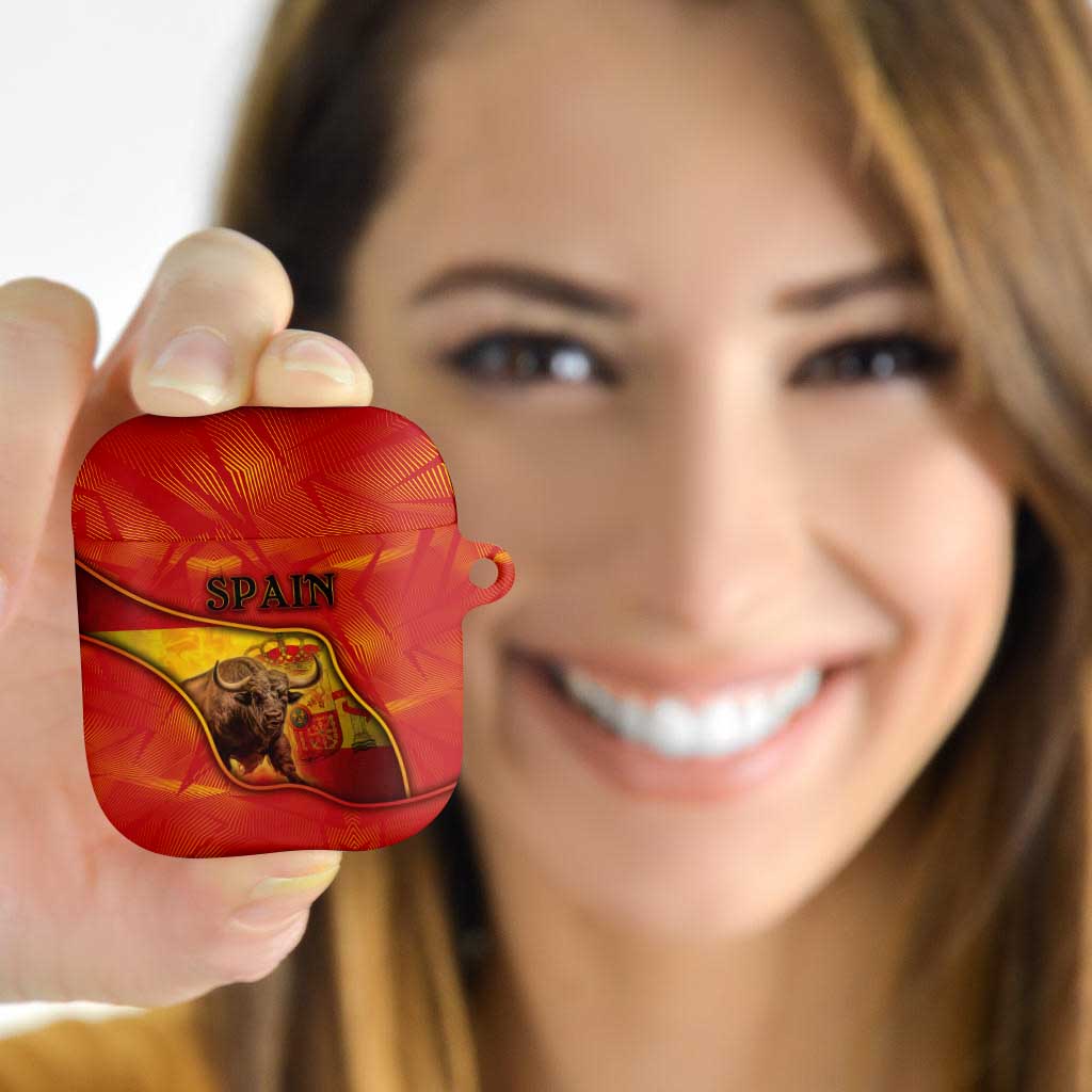 Spain AirPods Case The Spanish Fighting Bull With Coat Of Arms - Wonder Print Shop