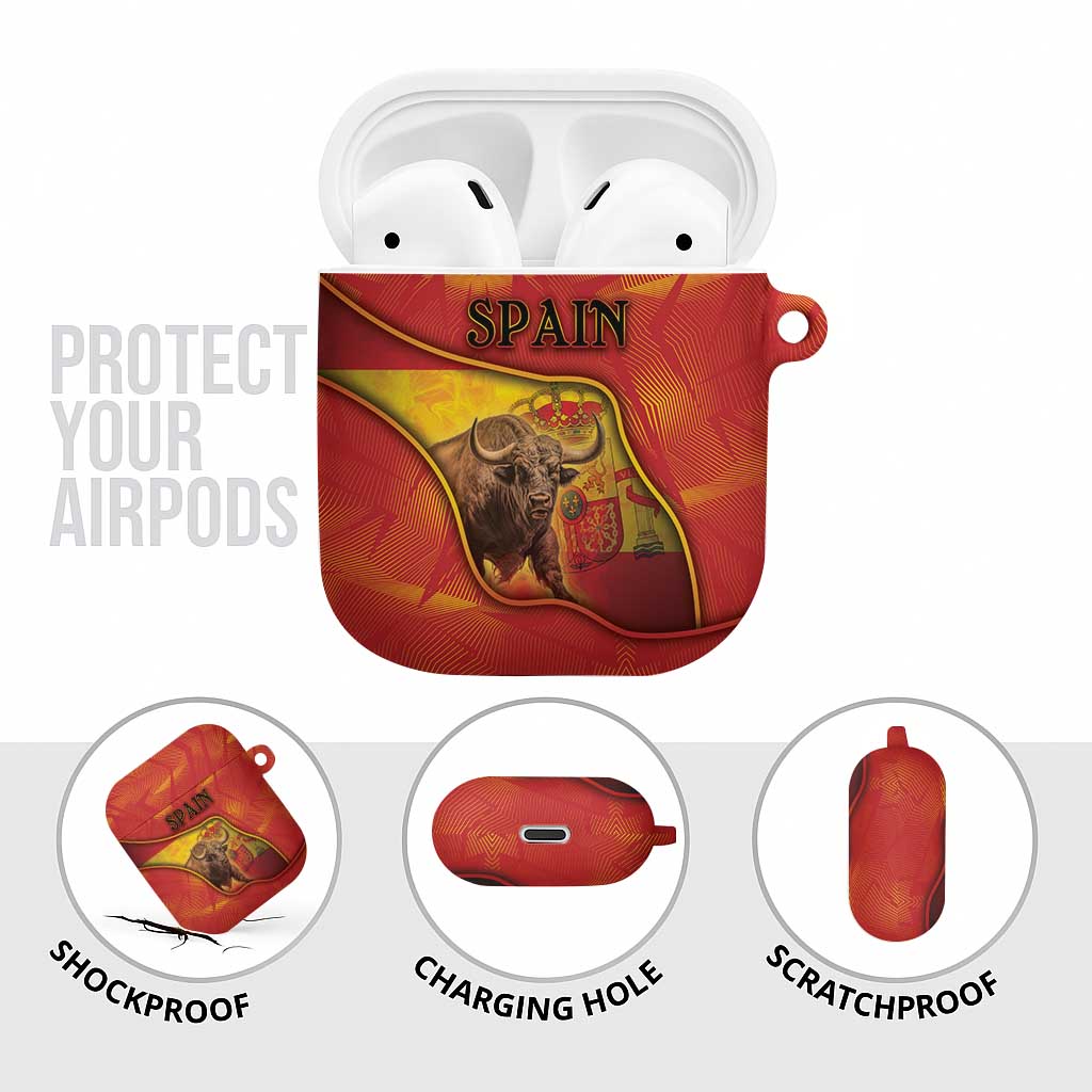 Spain AirPods Case The Spanish Fighting Bull With Coat Of Arms - Wonder Print Shop