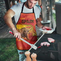 Spain Apron The Spanish Fighting Bull With Coat Of Arms - Wonder Print Shop