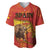 Personalized Spain Baseball Jersey The Spanish Fighting Bull With Coat Of Arms - Wonder Print Shop
