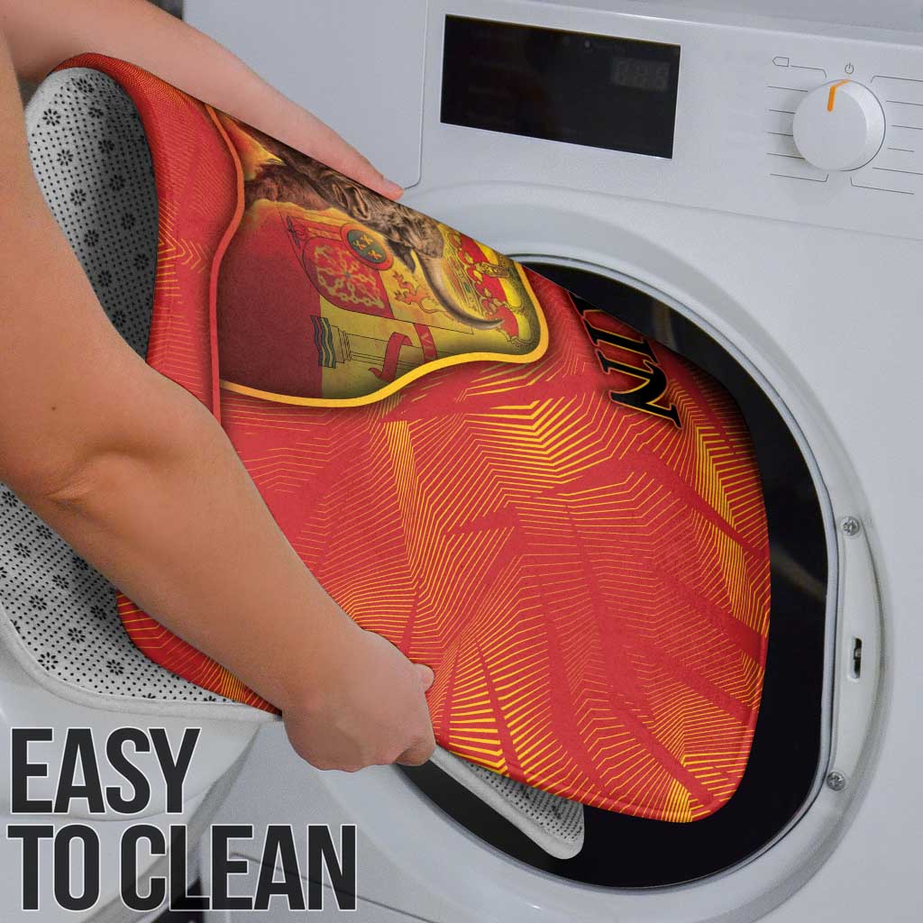 Spain Bathroom Set The Spanish Fighting Bull With Coat Of Arms - Wonder Print Shop