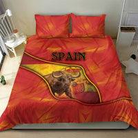 Spain Bedding Set The Spanish Fighting Bull With Coat Of Arms - Wonder Print Shop