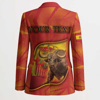 Personalized Spain Blazer The Spanish Fighting Bull With Coat Of Arms - Wonder Print Shop