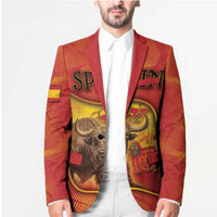 Personalized Spain Blazer The Spanish Fighting Bull With Coat Of Arms - Wonder Print Shop