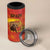 Personalized Spain 4 in 1 Can Cooler Tumbler The Spanish Fighting Bull With Coat Of Arms - Wonder Print Shop