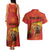 Personalized Spain Couples Matching Tank Maxi Dress and Hawaiian Shirt The Spanish Fighting Bull With Coat Of Arms - Wonder Print Shop
