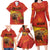 Personalized Spain Family Matching Long Sleeve Bodycon Dress and Hawaiian Shirt The Spanish Fighting Bull With Coat Of Arms - Wonder Print Shop